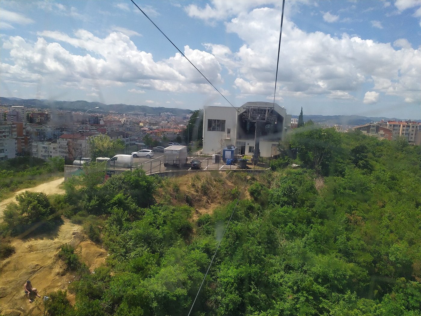 Cable car over Tirana